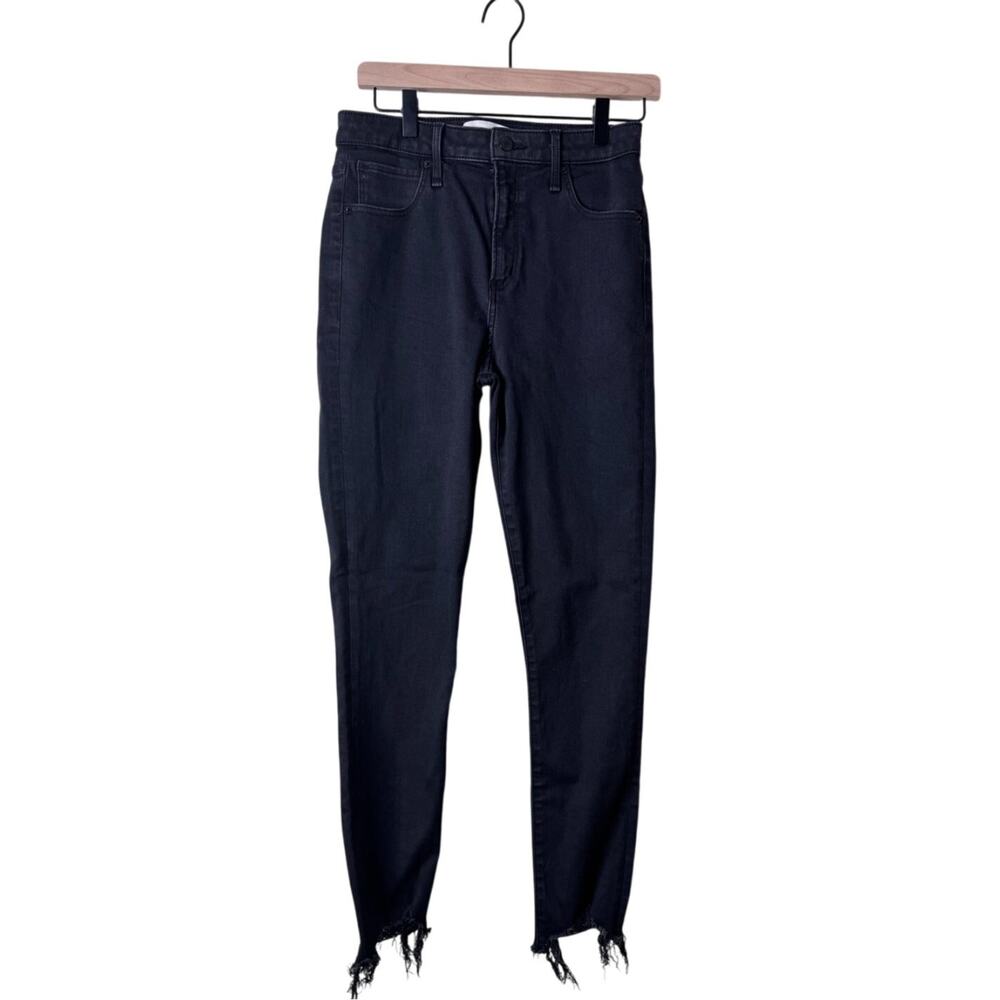 Abercombie & Fitch High Rise Super Skinny Ankle Raw Hem- Curve Love